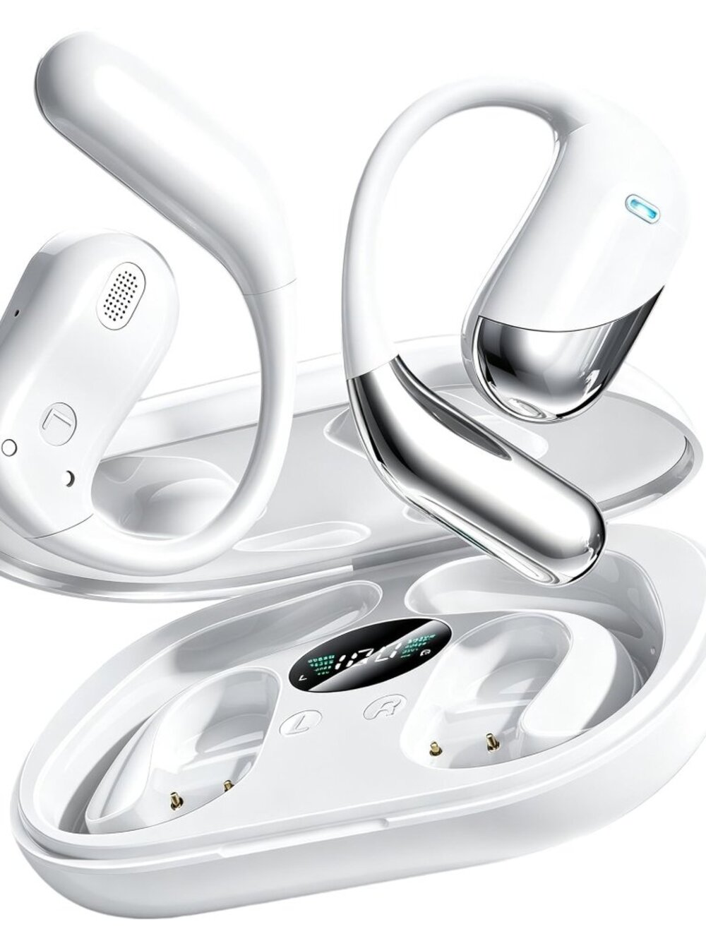 NEW Open Ear Earbuds Over Conduction Translation AI Headphone